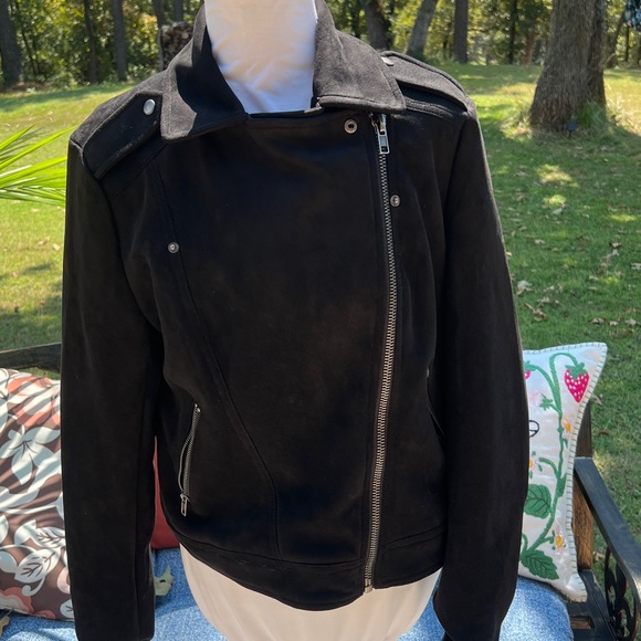 Philosophy | Black Faux Sued Moto Jacket… 399-Hanger - Picture 6 of 16